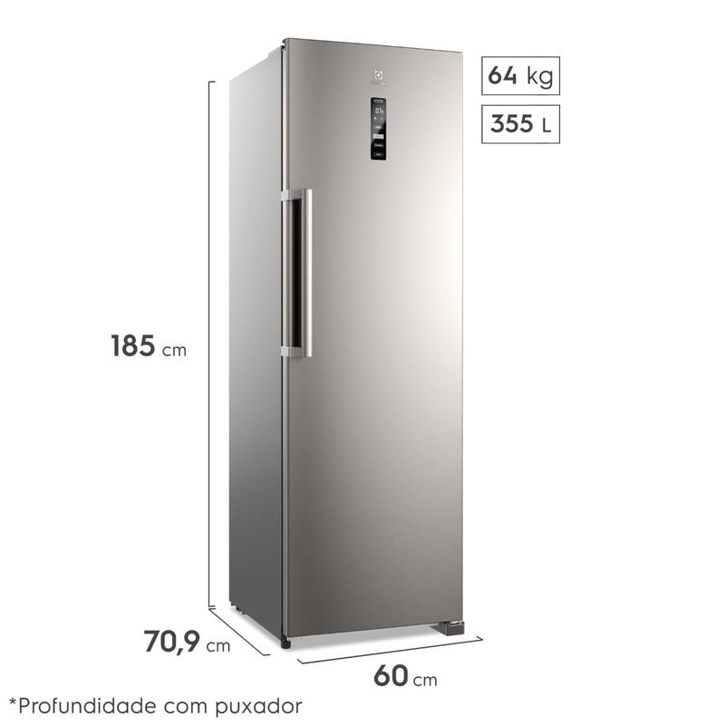 Geladeira Electrolux Experience Com Autosense 335 Litros Inox